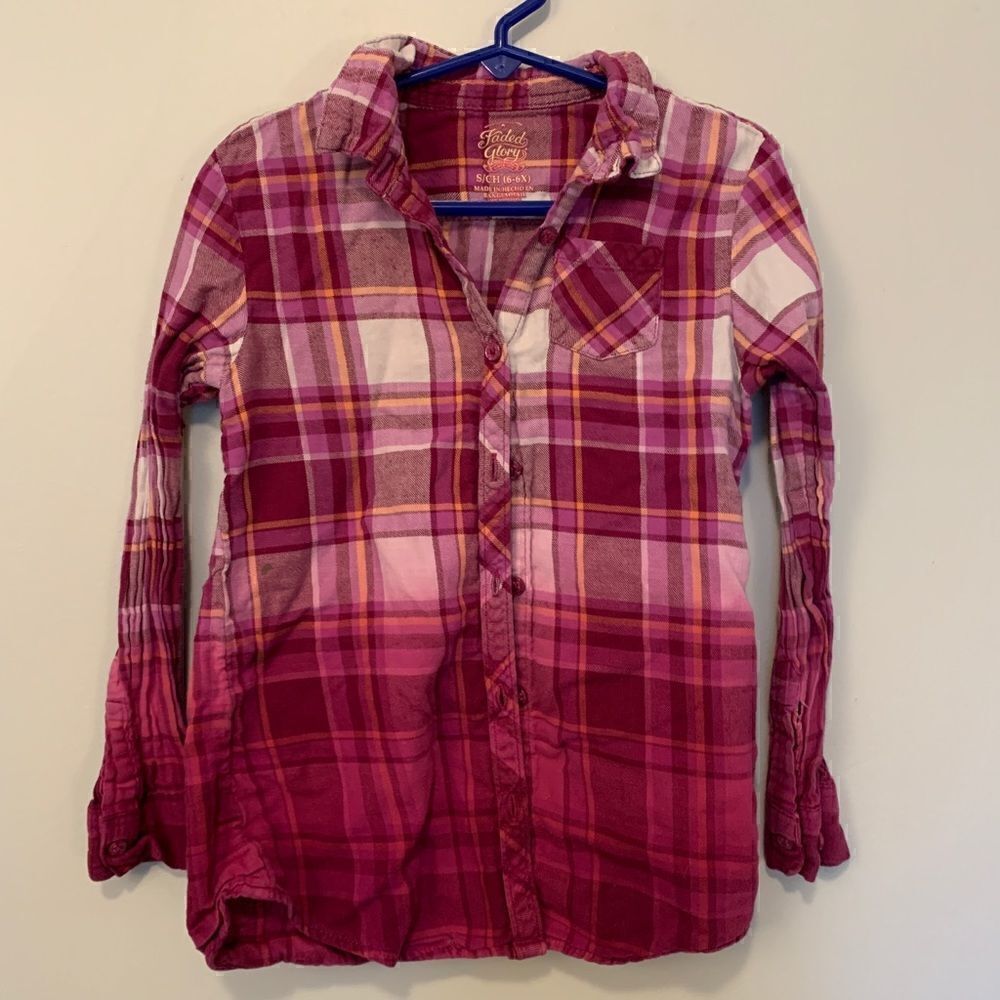 Pink Faded Glory Flannel